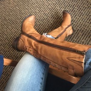 Luck brand leather boots